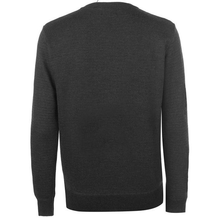 Pierre Cardin Men's Knitted Charcoal Sweater, Size S