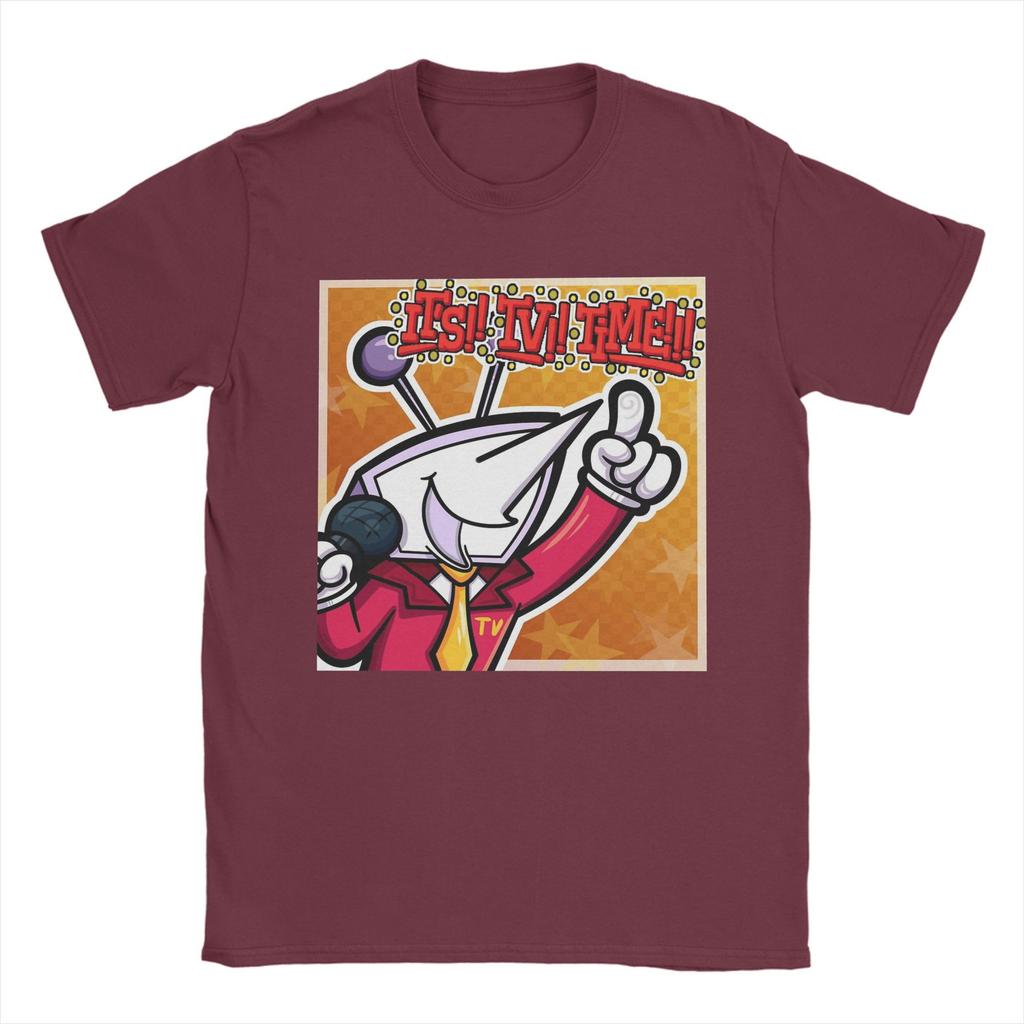 Men Deltarune Tenna It's TV Time T Shirt Cotton Clothes Novelty Short Sleeve O Neck Tee Shirt Printed T-Shirts