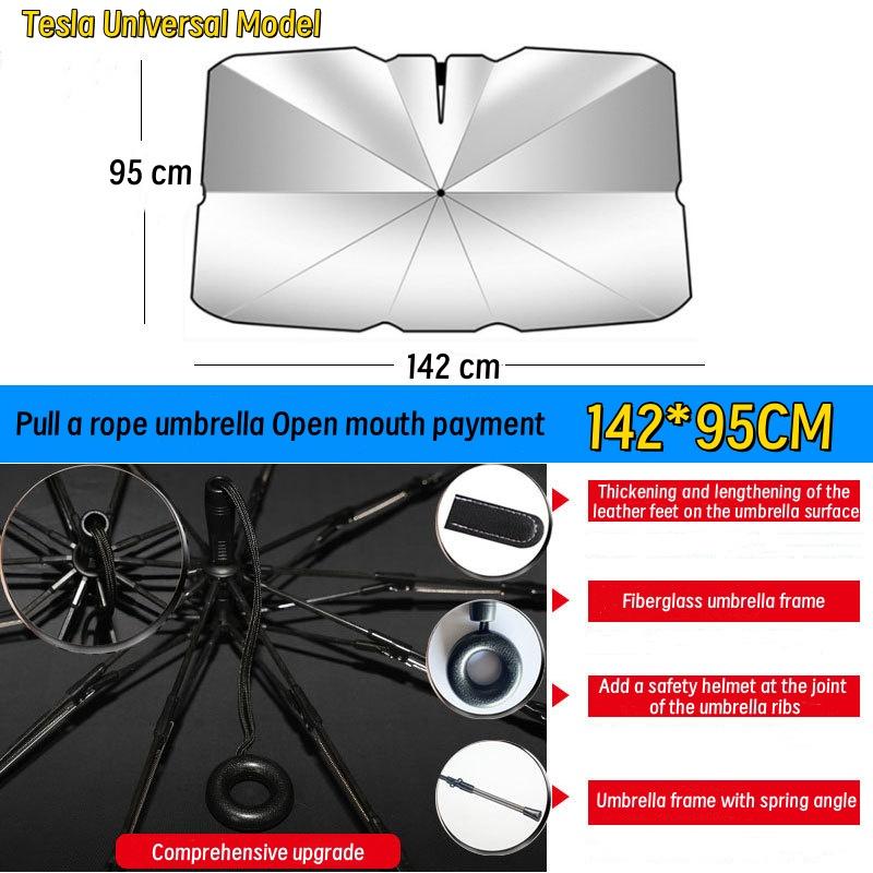 Обновленное лобовое стекло автомобиля с солнцезащитным козырьком на шнурке, складной автомобильный солнцезащитный козырек на выбор шести размеров