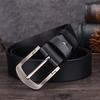 Men'S Leather Pin Buckle Belt Real Cowhide Belt Antique Casual Men'S Pants Belt