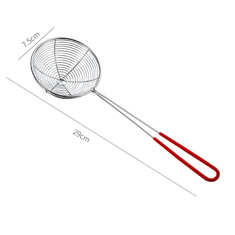 Длинная ручка шумовка из нержавеющей стали дуршлаг сетка для сбора остатков горячая кастрюля утечка масла ложка для лапши кухонные принадлежности для приготовления пищи