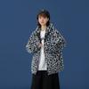Leopard Hooded Winter Jacket Men Streetwear Men Jacket Winter Casual Jackets for Men Coat