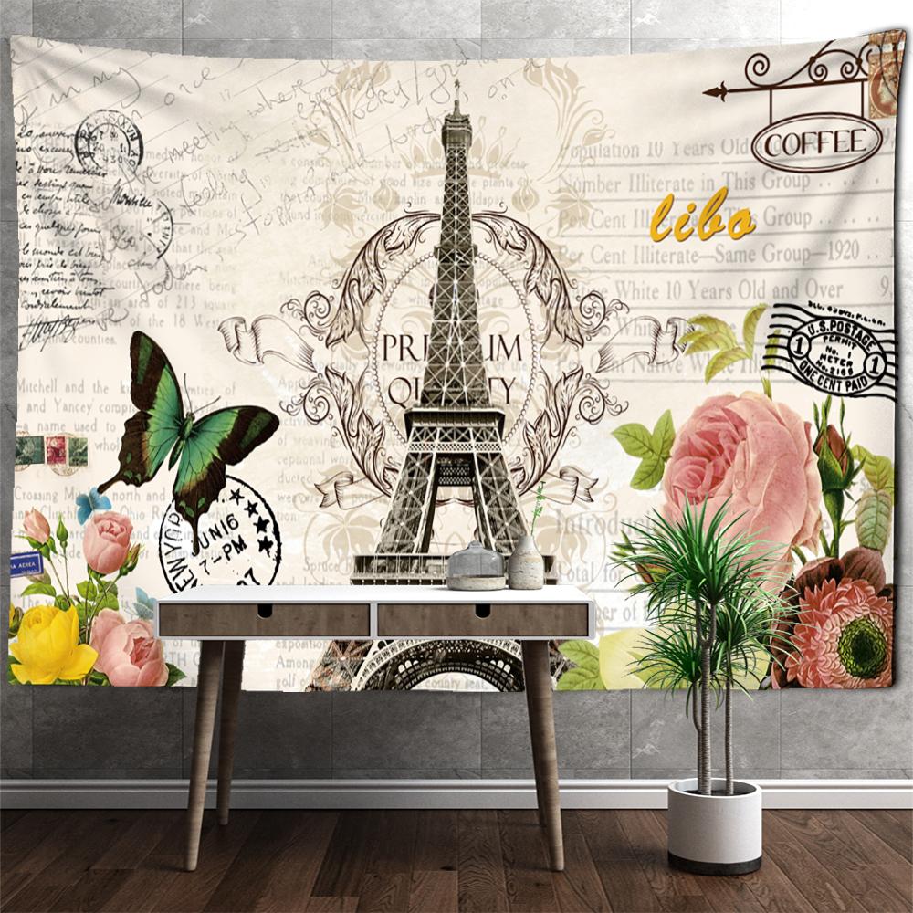 Морской фон мультфильм штамп гобелен настенный ретро каваи хиппи тапиз психоделический детская комната домашний декор