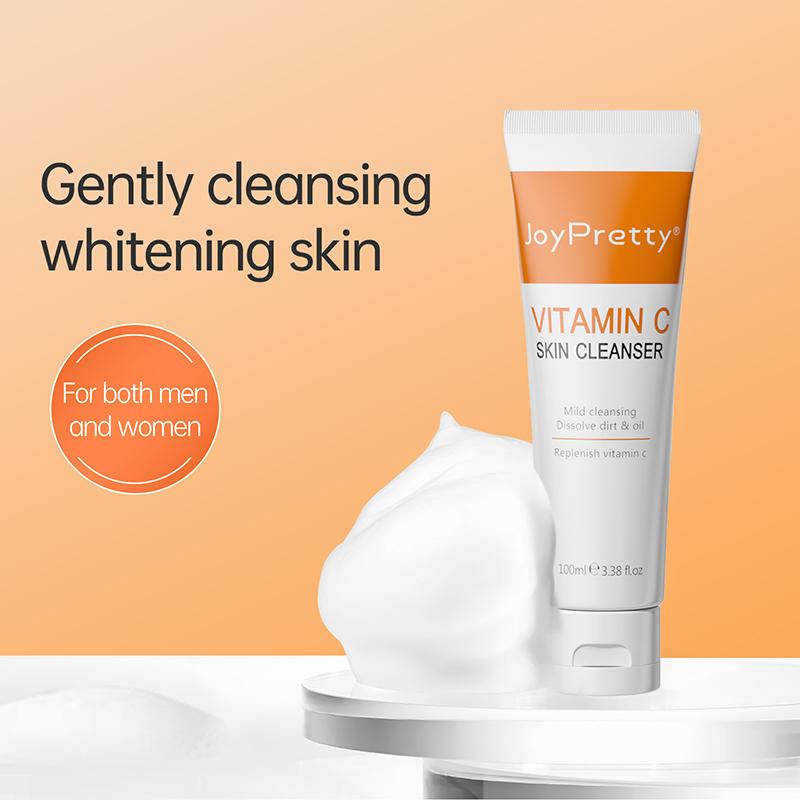 Joypretty Очищающее средство для лица с витамином С, осветляющее глубоко очищающее средство для умывания лица, 100 мл