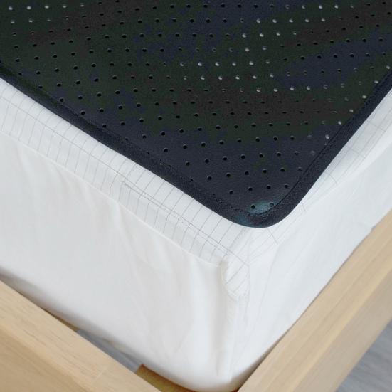Матрас для заземления для сна, противоскользящий, водонепроницаемый, искусственная кожа с заземляющим шнуром, снимает мышечную боль, улучшает