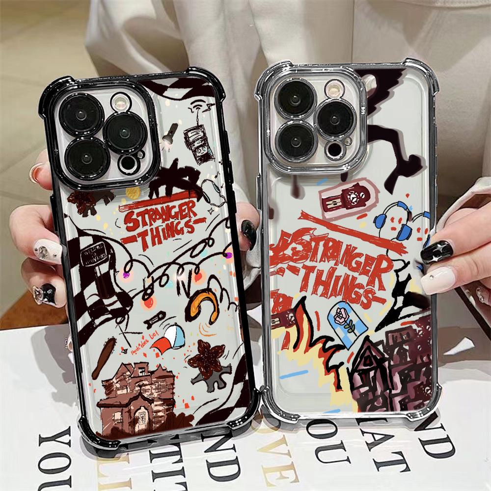 Роскошный Чехол Для Телефона С Покрытием В Стиле S-Stranger Things Для Samsung A37 A57 A07 A36 A16 A06 A35 A55 A15 A54 A34 A24 A14 A05 A04 4G 5G