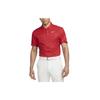 Мужское поло с коротким рукавом и принтом логотипа, цвет красный DR5327-687