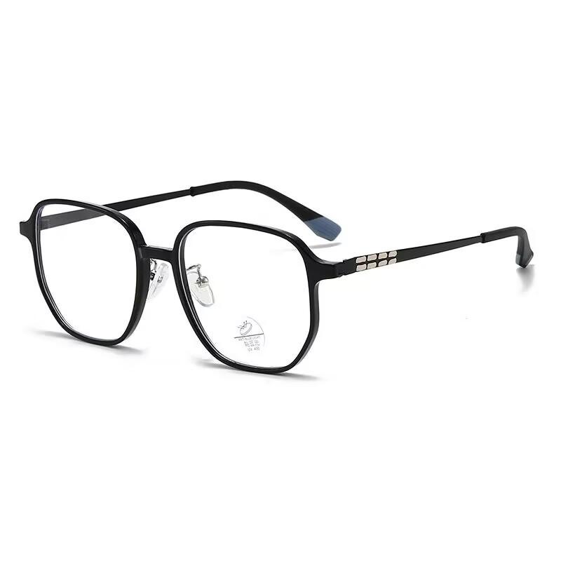 Women'S Retro Ultra-Light Square Reading Glasses Men'S New Fashion Large Frame High-Definition Lenses Presbyopia Glasses