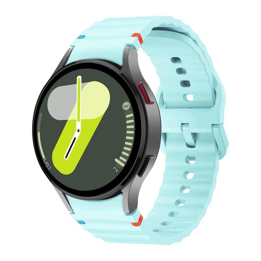 Оригинальный ремешок для Samsung Galaxy watch 7 6 5 4 44мм 40мм/FE/Pro/classic Силиконовый спортивный ремешок браслет correa Galaxy watch 7 Ремешок