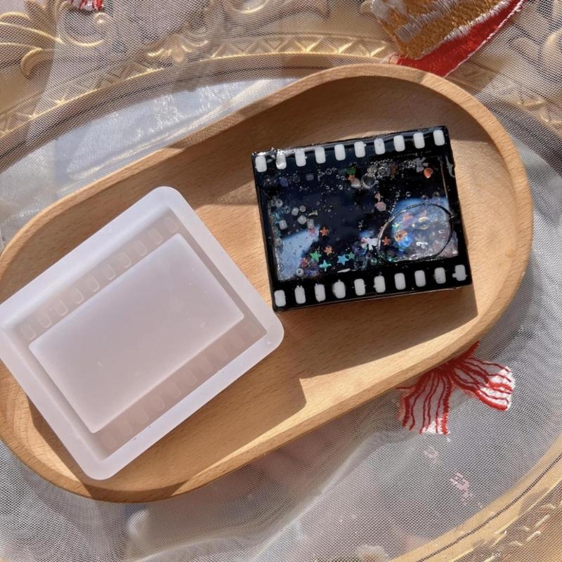 Photo Frame Decoration Silicone Mold Film Quicksand Epoxy Mold Resin Casting Pendant Mold Suitable for Diy Crafts