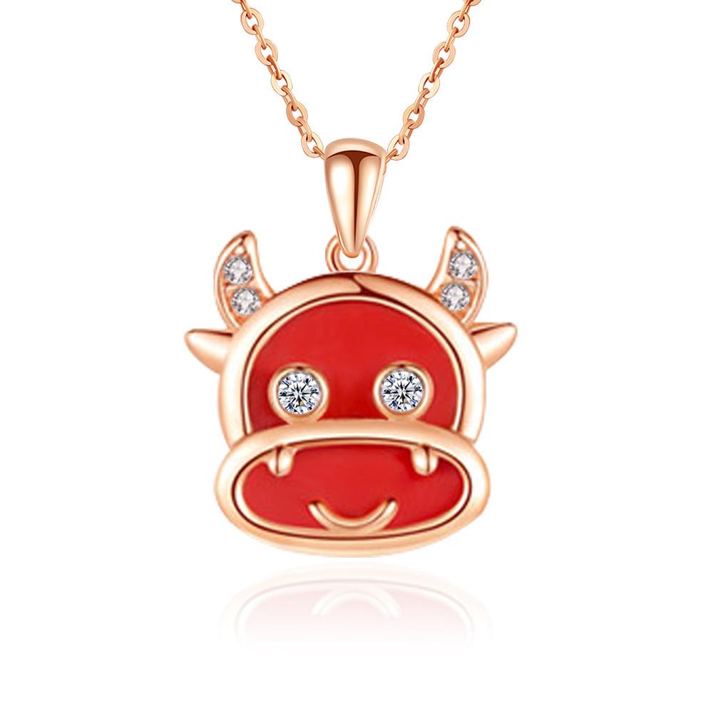 Подвеска на ожерелье Weihua Color из телячьего рога с серебряным покрытием, маленькая подвеска на год рождения, женская