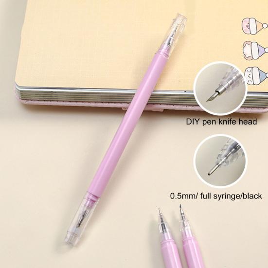 Ручка для резьбы, простой стиль, наконечник 0,5 мм, канцелярские принадлежности, ручка для резки бумаги, ручка для резки бумаги, ручка для резки бумаги, принадлежности для студентов