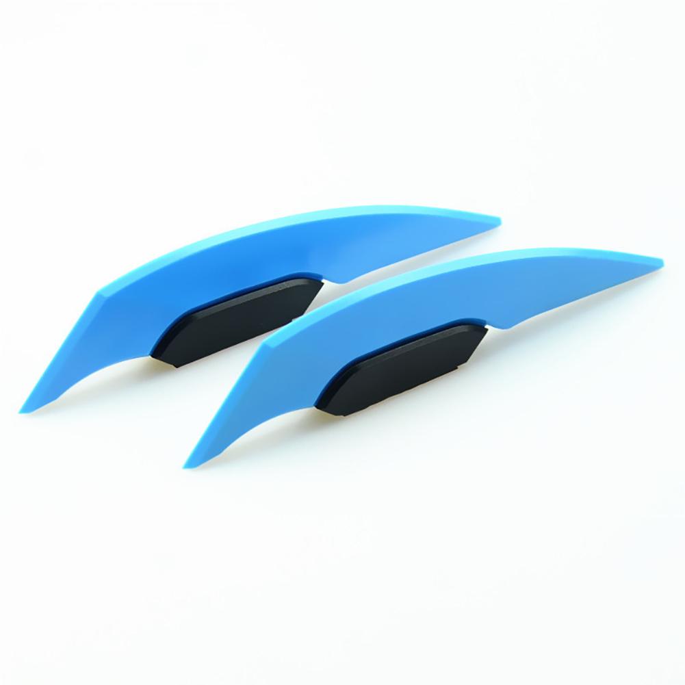 1Pair Universal Motorcycle Winglet Aerodynamic Spoiler Wing with Adhesive Motorcycle Decoration Sticker for Motorbike Scooter