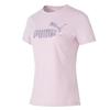 Loose Fit Breathable Crew Neck Pullover Short Sleeve T-Shirt Women Tops Pink 688938-90