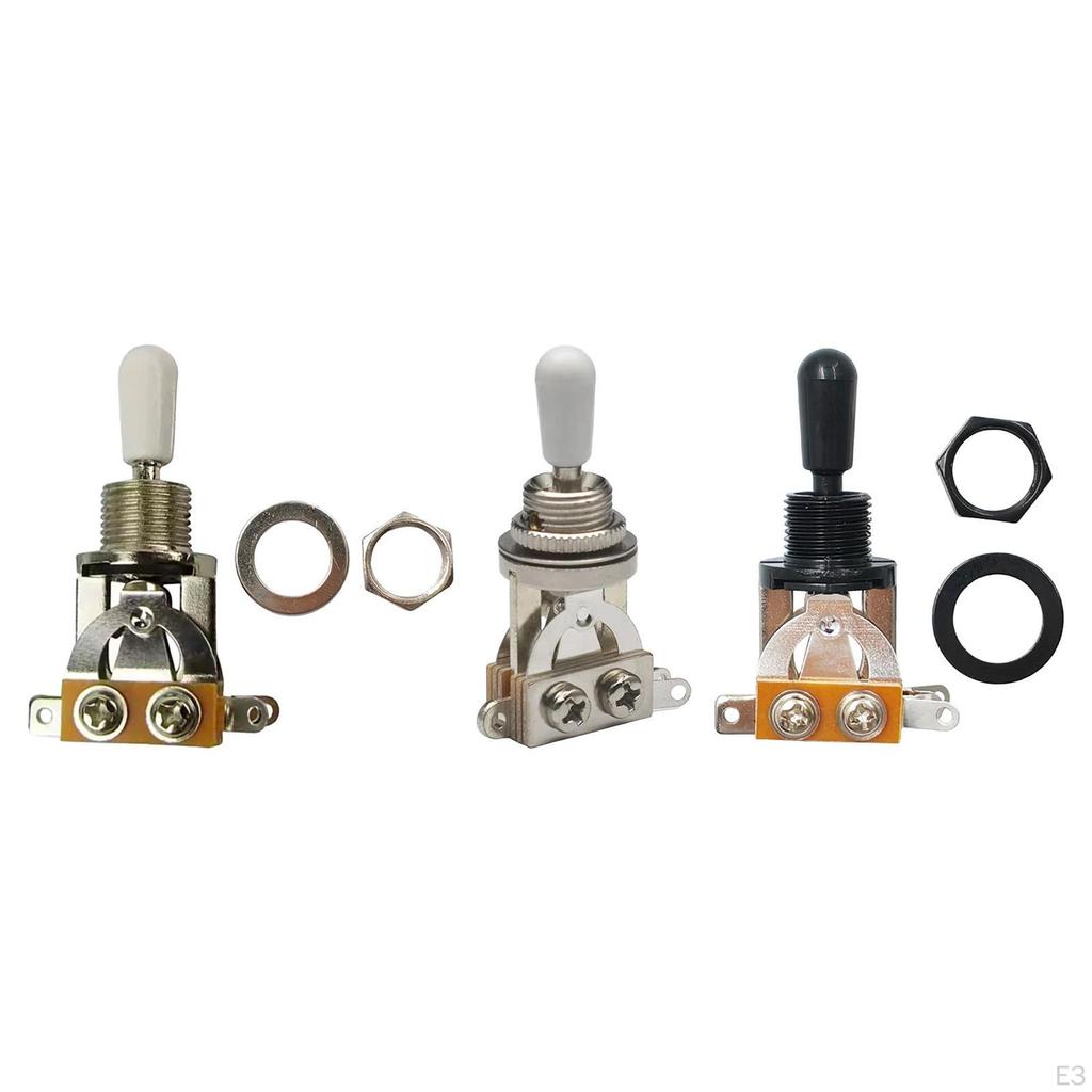 Аксессуар для электрогитары 3-позиционный тумблер Металлический Универсальный Надежный Запчасти Мужчины Женщины Звукосниматель