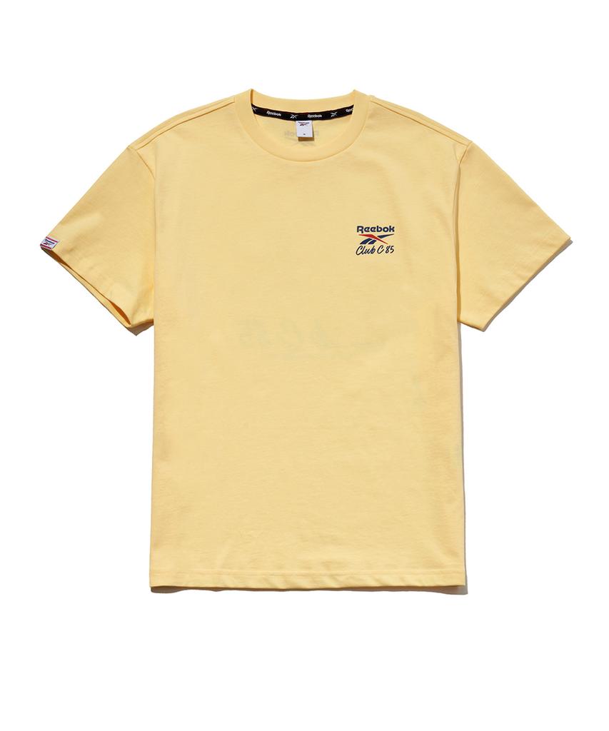 REEBOK Club C 40Th Anniversary Graphic T-Shirt - Butter