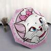 Aristocats,Marie Automatic Opening and Closing Umbrella - 8-rib Folding Design, Lightweight and Portable, Suitable for Daily Business Use, P