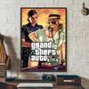 Современная видеоигра G-Grand Theft Auto GTA5 Плакат HD искусство липкая стена водонепроницаемый дом гостиная спальня бар эстетическое украшение