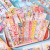 Kawaii Kids Stickers Adorable Stationary Aesthetic Diary Decorative Art Supplies Scrapbook Stickers Korean Paper Desk