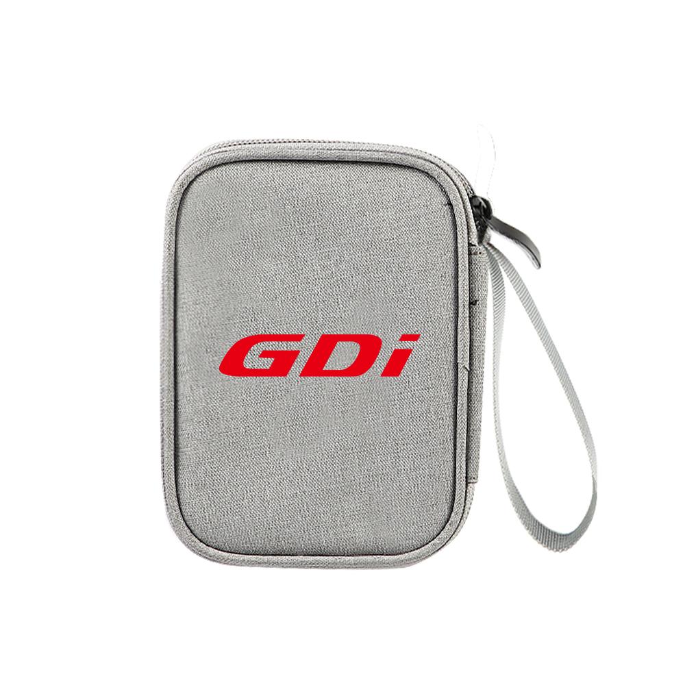 Waterproof Organizer Car Data Cable Earphone Storage Box Accessories For Hyundai GDI I10 I20 I30 Tucson Solaris Accent IX20 IX35 AD1