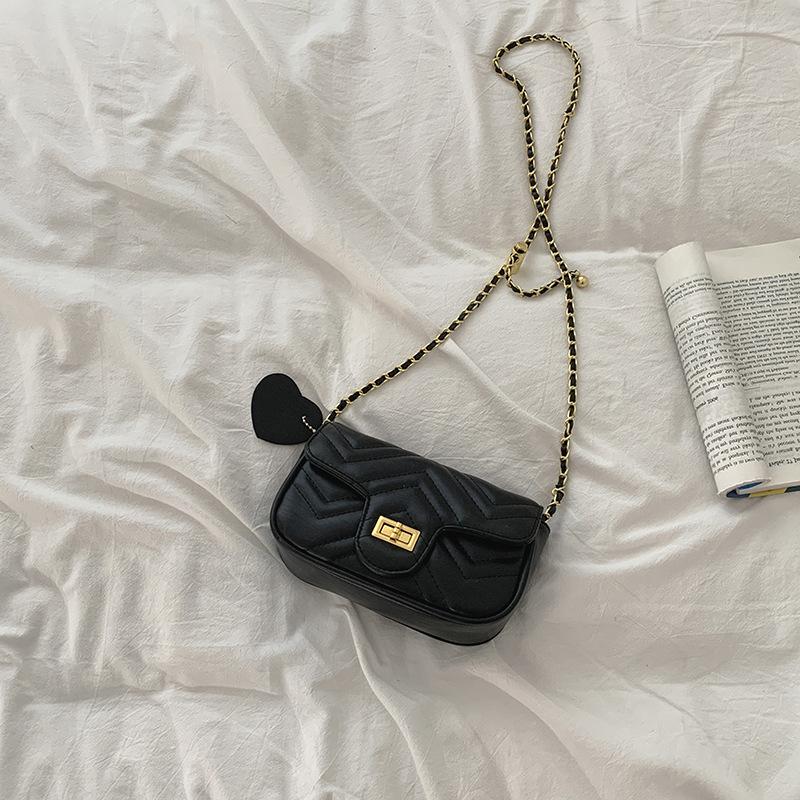 Small Fragrance Style Women's Bag Summer New Style Small Fresh Green Diamond Chain Bag Trendy and Versatile Small Square Bag Women