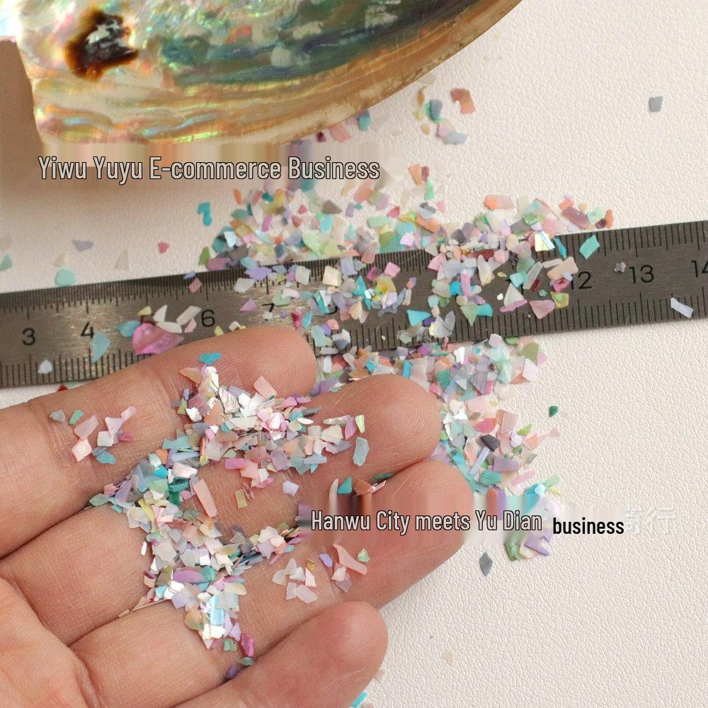 Mother of Pearl Shell Abalone Slivers: Nail Art, Hair Accessories, Resin Jewelry Materials