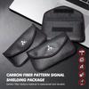 xkhr10 For Mitsubishi Car Styling Key Case Signal Blocker Bag RFID Shielding Pocket Accessories Lancer ASX Pajero Mirage Attrage