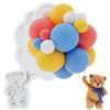 Bear Balloon Silicone Mold Balloon Fondant Molds Cake Decorating Tools Cupcake Topper Candy Resin Clay Chocolate Gumpaste Mold