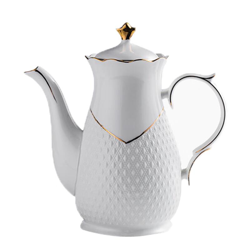 Ханью Европейский Стиль Золотой Керамический Чайник для Воды