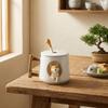 420ml 3D Ceramic Mug Dog Design Milk Tea Cup Creative Tea Cup  Cafes