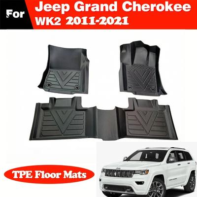 For Jeep Grand Cherokee WK2 2011-2021 Loor Mats Cargo Liner TPE Floor Liners Trunk Mat Car Interior Accessory