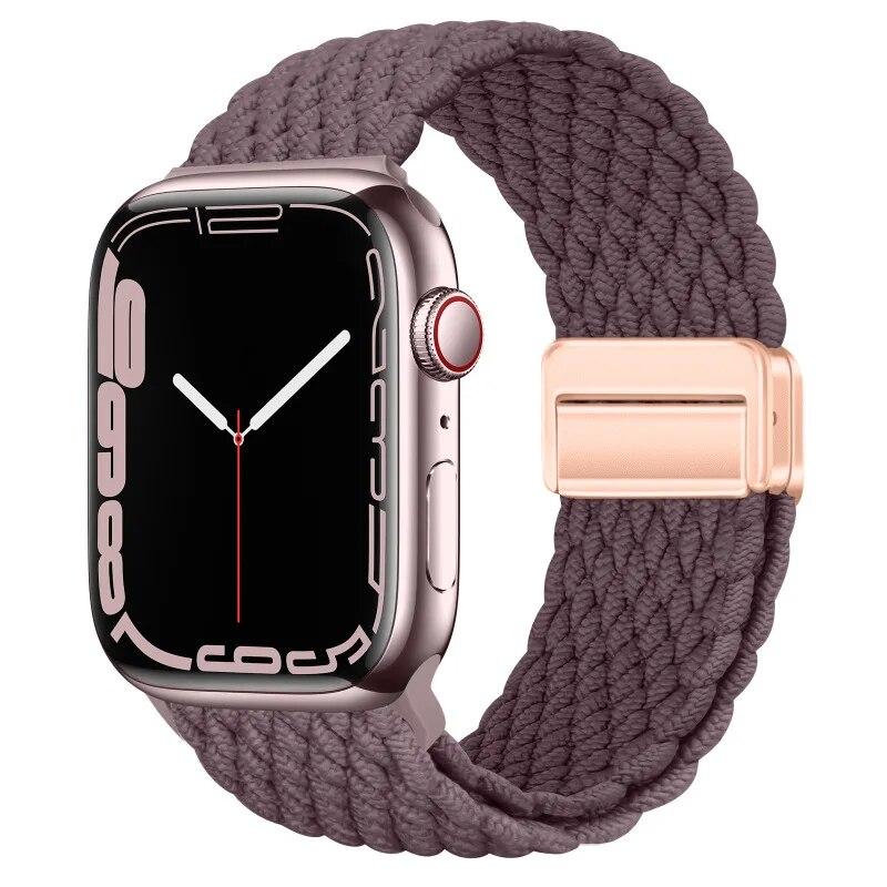 Нейлоновый ремешок для Apple Watch 44 мм, 45 мм, 49 мм, 42 мм, 38 мм, 40 мм, 41 мм, ремешок для часов, браслет для iWatch Series Ultra 9, 8, 7, 6, 5, 4 SE, 3 ремешка