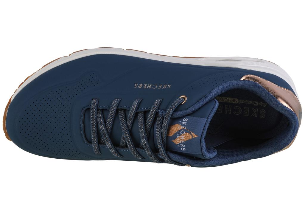 Skechers Uno-Shimmer Away, Женские темно-синие кроссовки