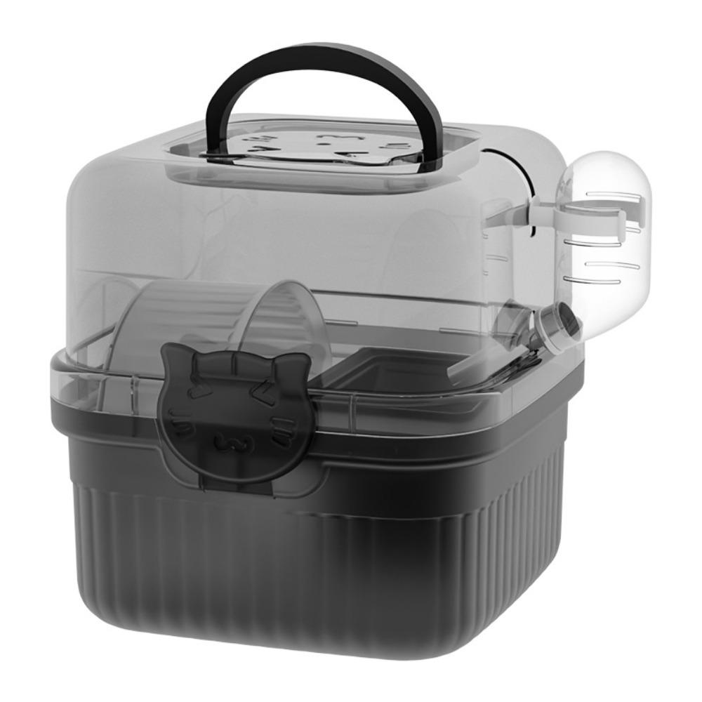 With Handle Hamster Travel Cage Breathable Hamster Habitat New Pet Carrying Box  Travel Use