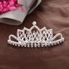 Новые сплавные тиары-короны принцессы, украшения для волос, подарки, гребни для волос, стразы, свадебные аксессуары для волос, вечеринка по случаю дня рождения
