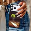 Чехол для телефона с движущимся теннисным мячом Для iPhone 17 Air 14 15 13 12 Max Чехол Для Apple 16e 11 Pro Max Plus Coque