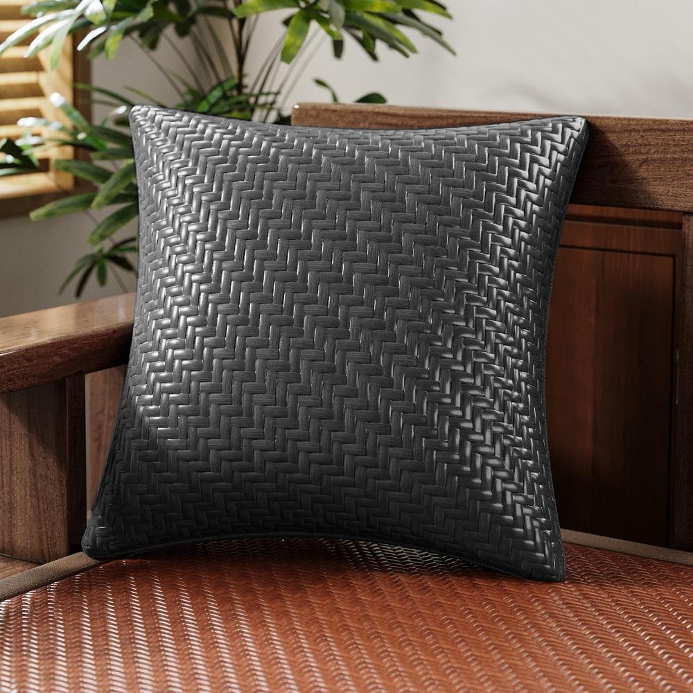 Detachable Ice Mat Pillow Covers Solid Color Lumbar Cushion Cover Decorative Pillowcase Home Decor