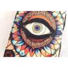 Журнал из кожи Boho Evil Eye UV с антикварной застежкой – Бумага в винтажном стиле
