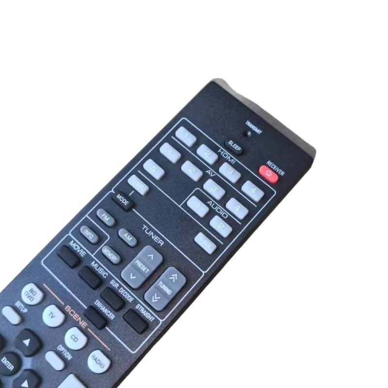 Replacement Universal Remote Control For ZA11350 RX-V373 HTR-3066 Intuitive Button Layout ABS Construction