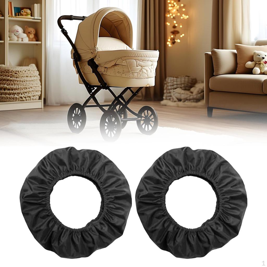 2 шт. чехлов на колеса детской коляски для запасных частей для тележки