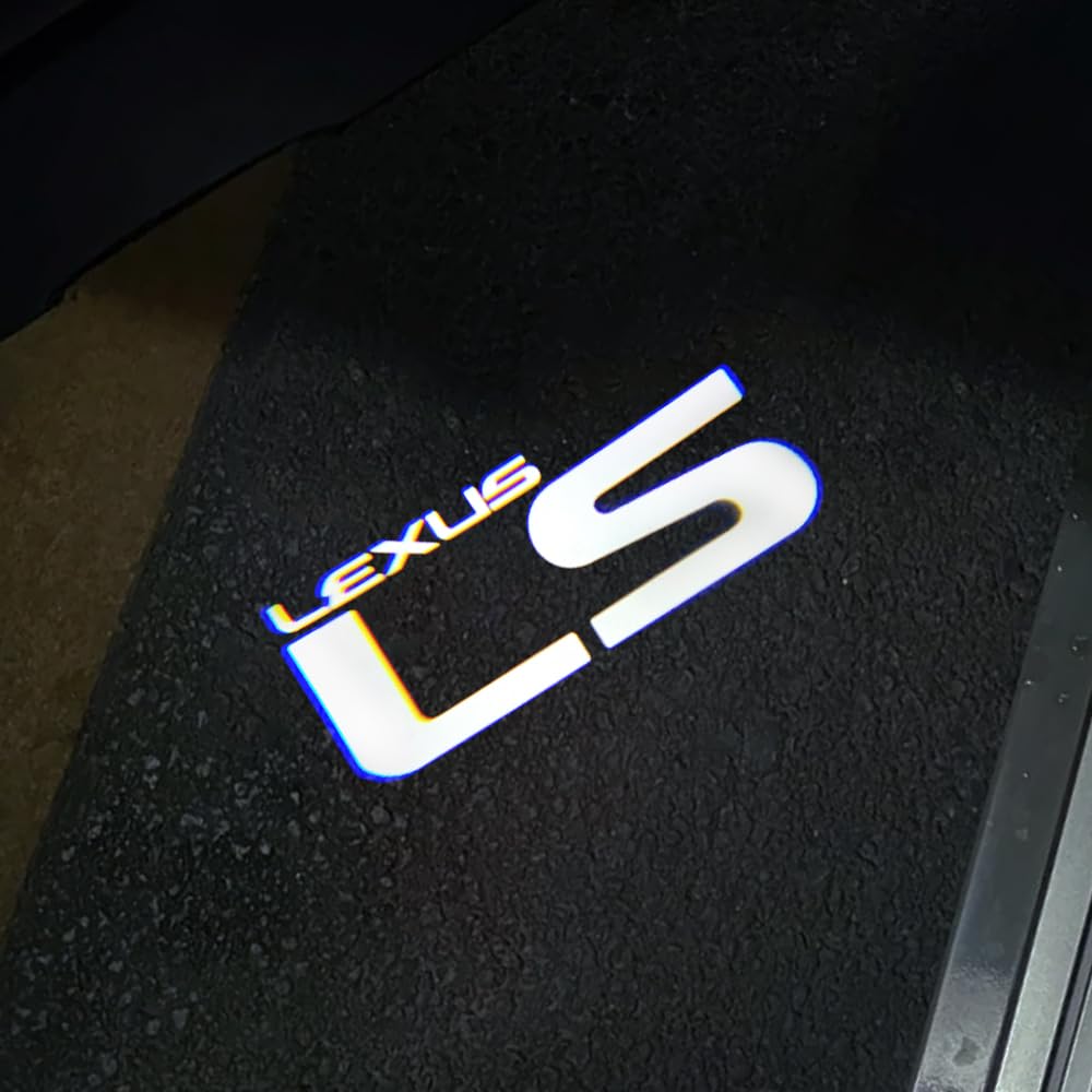 Светодиодная подсветка двери Lexus с лазерным логотипом, приветственный свет двери, подсветка двери Lexus