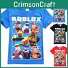Яркая игровая футболка с персонажем Roblox для детей из удобного хлопка