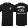 Amazing Tees Male T Shirt Casual Oversized Essential Mongols Logo Motorcycle Union T-shirt Men T-shirts Graphic Streetwear S-3XL