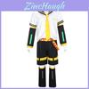 Косплей костюм Кагаминэ Твинс (Vocaloid) с принтованной курткой для фанатов аниме