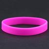 New Fashion Trendy Silicone Rubber Wristband Flexible Wrist Band Cuff Bracelet Bangle 1Pcs
