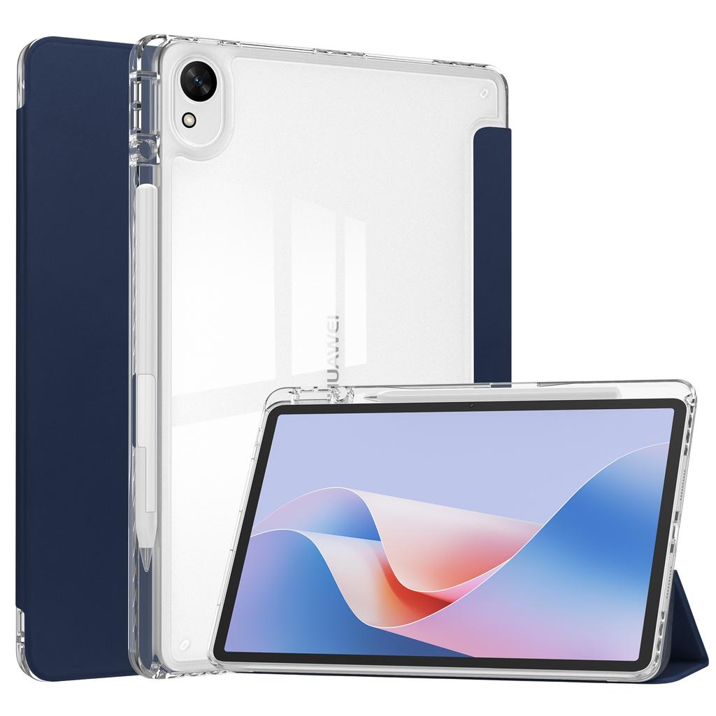 Чехол для Huawei MatePad 11.5 S Прозрачный Акриловый Кожаный Чехол для Планшета Поддержка Автоматического Сна/Пробуждения