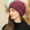 New Women Winter Hat Street Fashion Warm Beanie Hat For Female Casual Streetwear Knitted Hat