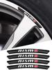 Rim Sticker Wheel Hide Scratch Cool Black