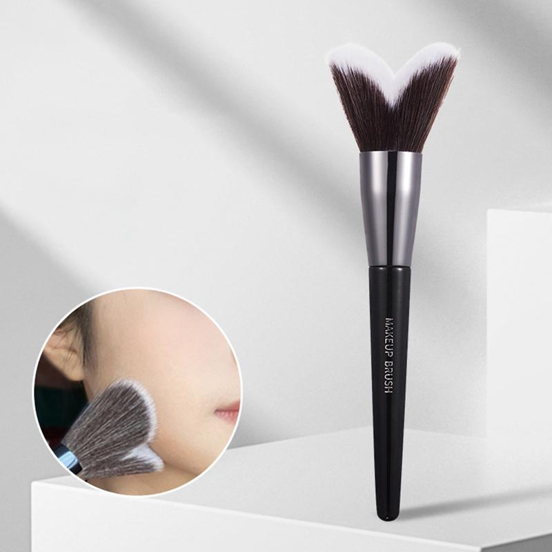 V-Shaped Jaw Line Cheekbone Repair Brushes Facial Contour Shadow Brush Professional Shadow Smudging Brush Face Makeup Tools