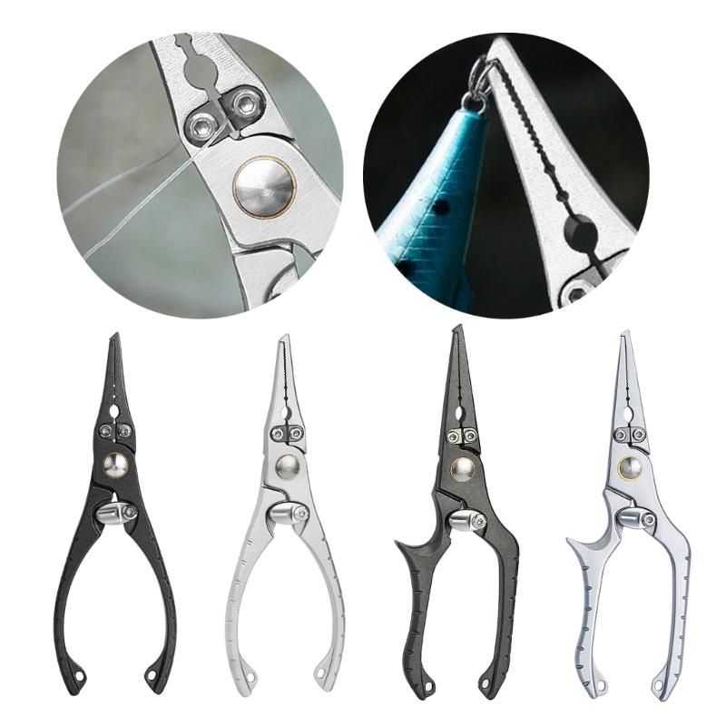 Fishing Multitool Metal Fishing Pliers Fishing Line Cutter Rings Openers Multifunctional Hook Remover Fishing Tackle